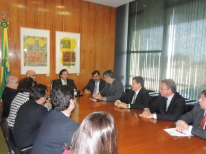 Reunião Frentas com o presidente da Câmara