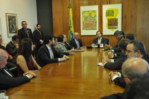 Reunião Frentas com o presidente da Câmara