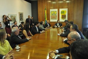 Reunião Frentas com o presidente da Câmara